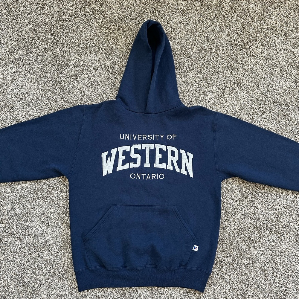 Vintage Russel athletics western Ontario hoodie